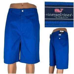 Vineyard Vines Mens 38 Shorts Summer Twill 11" Blue 100% Cotton Casual NWT